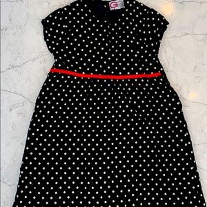 Polka dot Corduroy Dress
